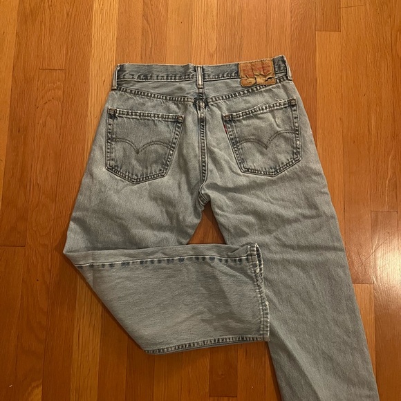vintage levi’s distressed light wash 505 jeans - Picture 1 of 4